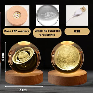 Lampara Ethereal Light® | Esfera de cristal