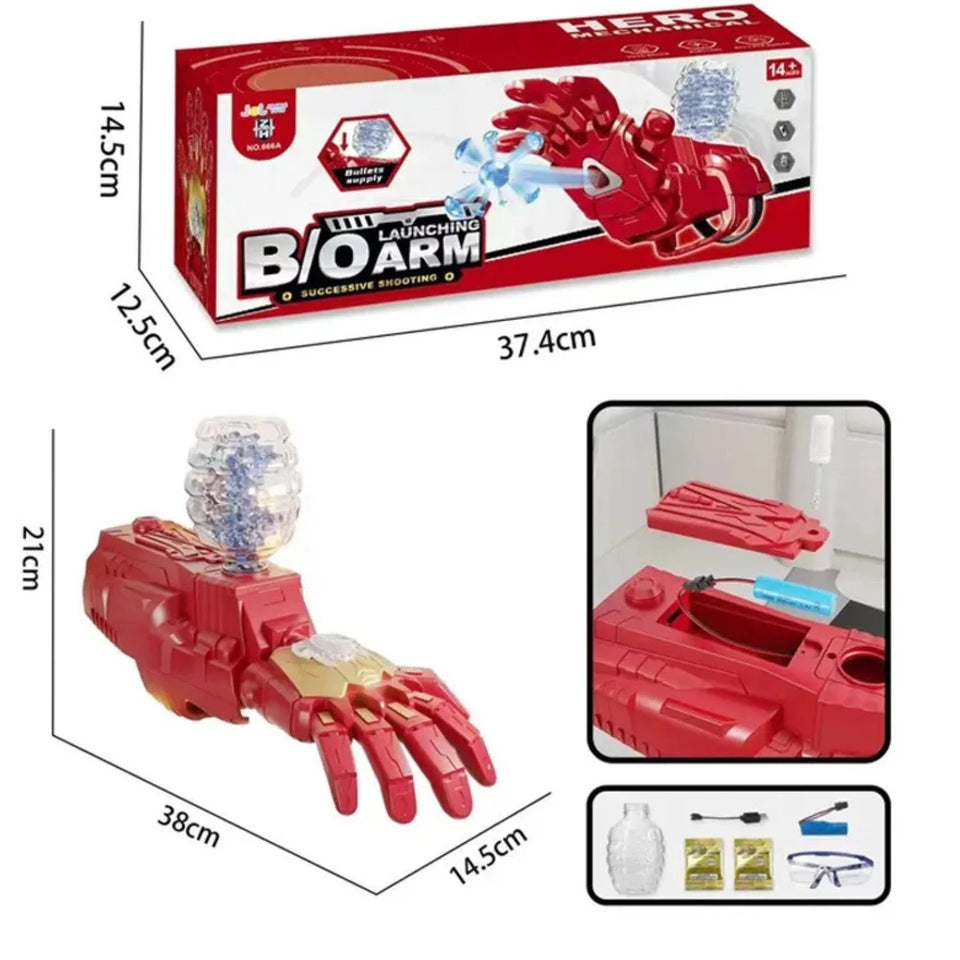 BRAZO IRON MAN LANZADOR HIDROGEL