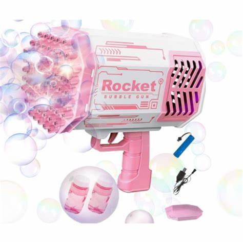 Lanza Cohete Burbujas Bazooka