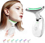 Masajeador facial y de cuello LED recargable